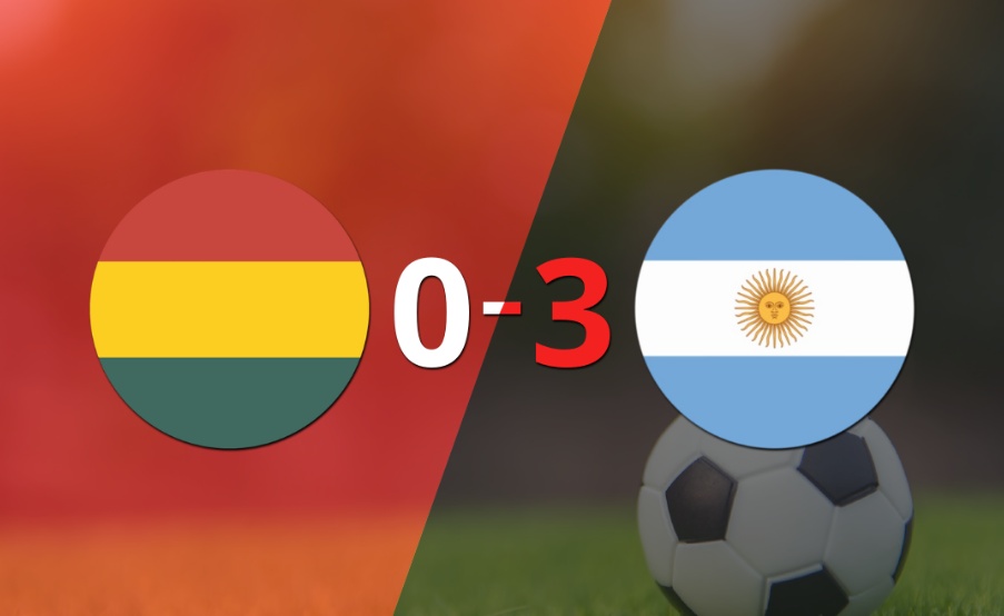 Argentina venció con contundencia a Bolivia