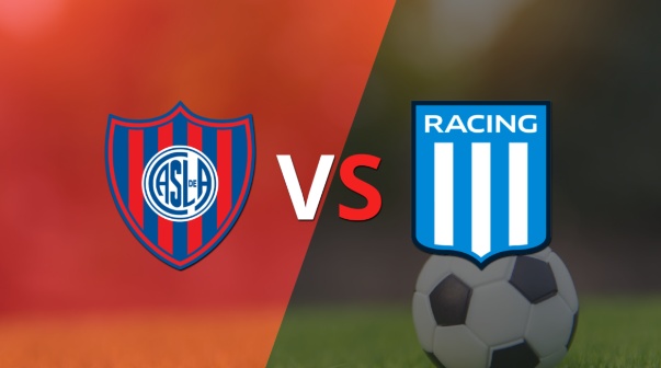 Al comienzo del segundo tiempo, San Lorenzo y Racing Club empatan 1-1