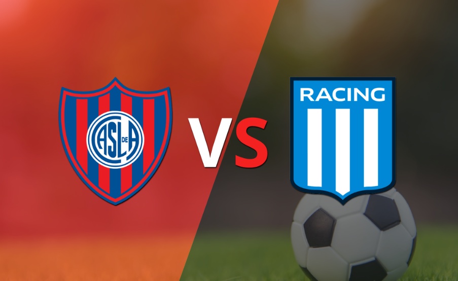 Al comienzo del segundo tiempo, San Lorenzo y Racing Club empatan 1-1