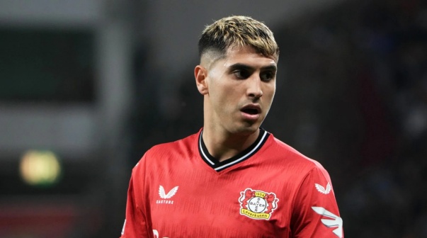 Exequiel Palacios en Bayer Leverkusen.