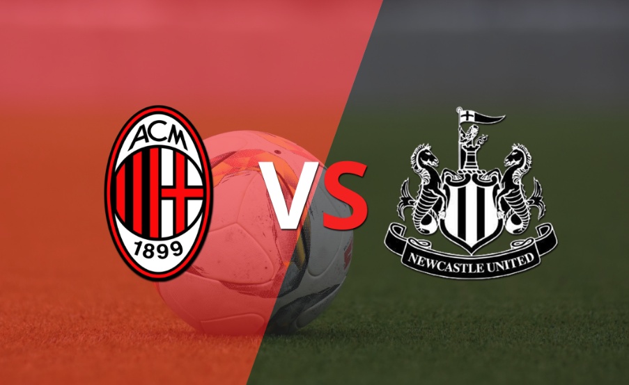 ¡Arranca el segundo tiempo! Milan y Newcastle United empatan sin goles