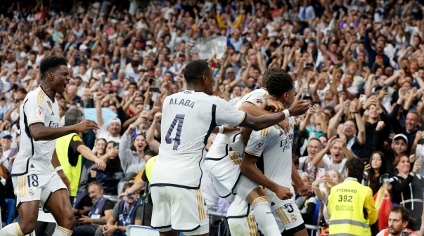 Festejo de Real Madrid.