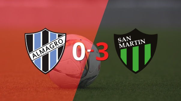 Doblete de Sebastián González en la goleada de San Martín (SJ) frente a Almagro