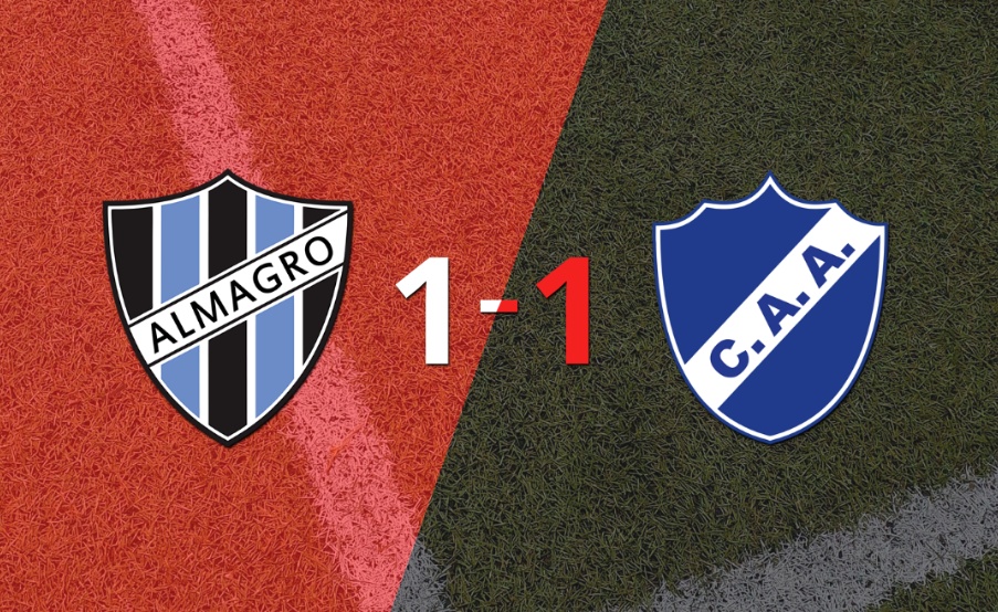 Almagro y Alvarado igualaron 1 a 1