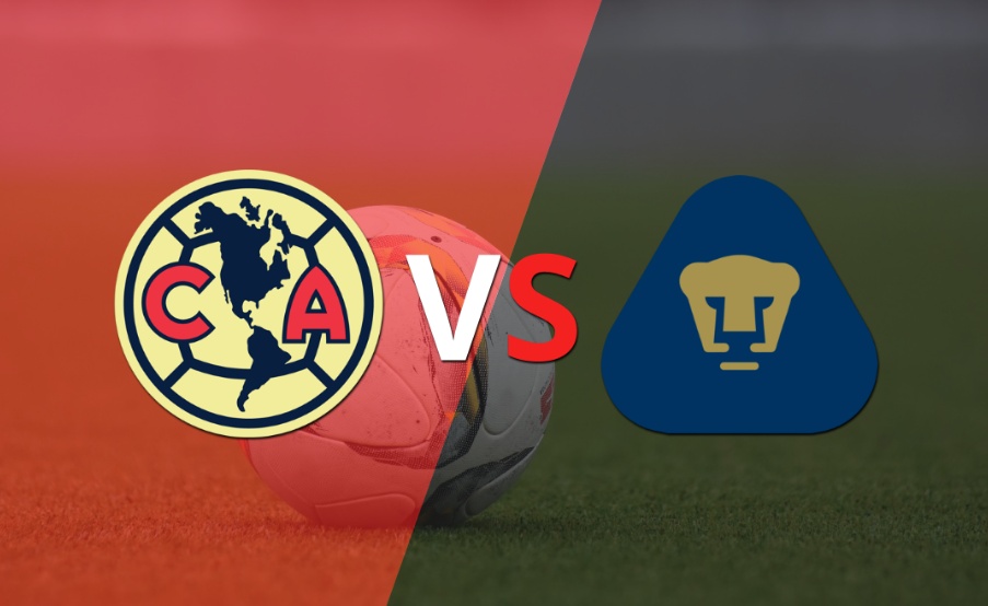 Club América se impone ante Pumas UNAM con un marcador 1-0 en el estadio Azteca