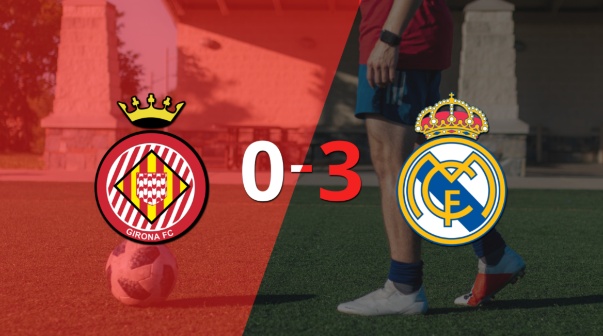 Real Madrid ganó y goleó en su visita a Girona