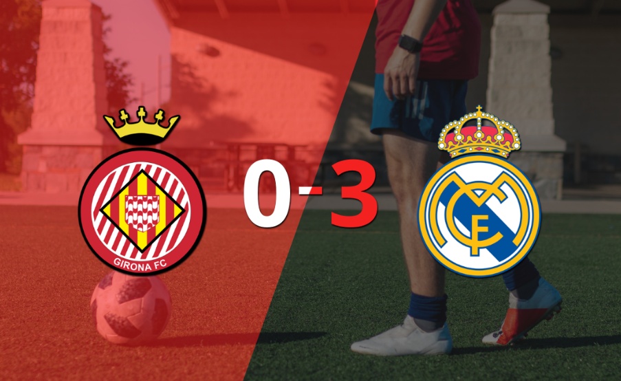 Real Madrid ganó y goleó en su visita a Girona