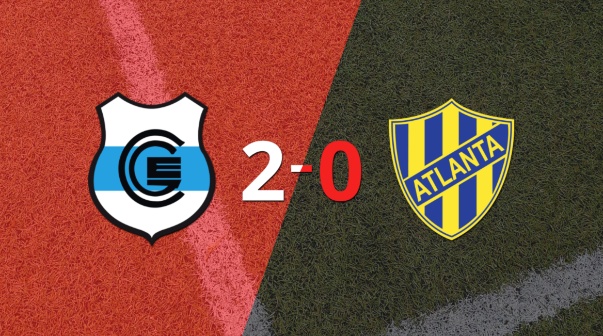 Doblete de Juan Manuel Tévez en el triunfo 2-0 de Gimnasia (J) frente a Atlanta