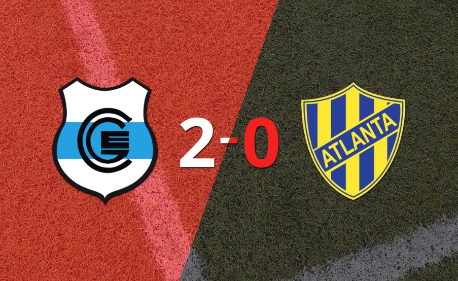 Doblete de Juan Manuel Tévez en el triunfo 2-0 de Gimnasia (J) frente a Atlanta