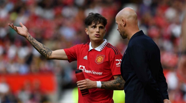 Alejandro Garnacho, delantero de Manchester United