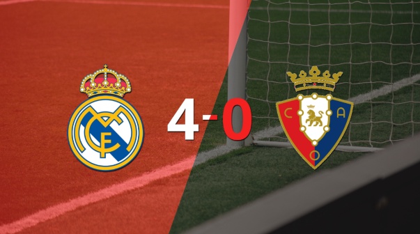 Con doblete de Jude Bellingham, Real Madrid liquidó 4-0 a Osasuna