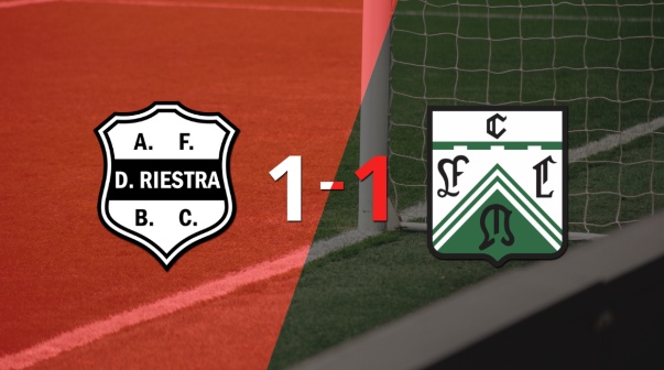 Ferro empató 1-1 en su visita a Riestra
