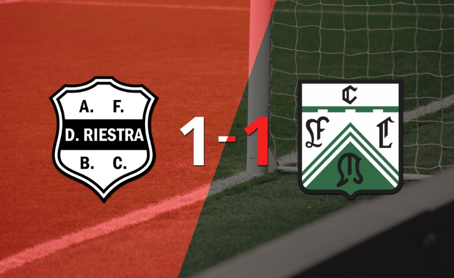 Ferro empató 1-1 en su visita a Riestra