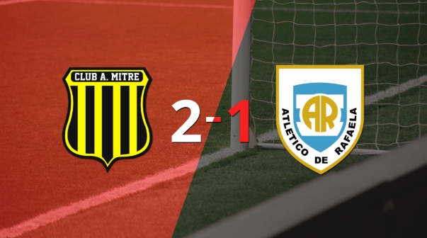 Mitre (SE) le ganó a Atlético Rafaela en su casa por 2-1