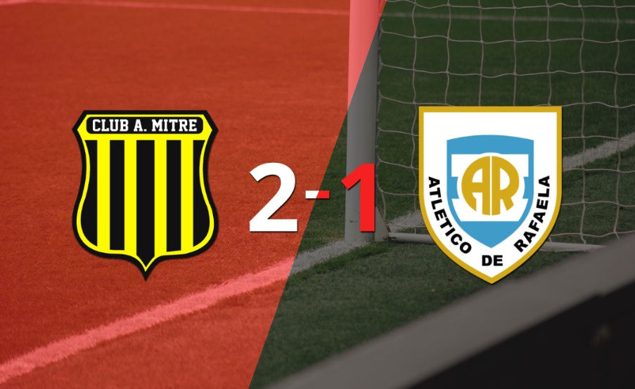 Mitre (SE) le ganó a Atlético Rafaela en su casa por 2-1