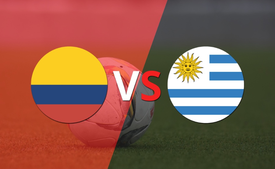 Se iguala el juego entre Uruguay  y Colombia