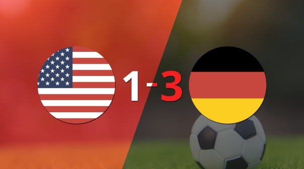 Alemania derrotó 3-1 a Estados Unidos en un amistoso