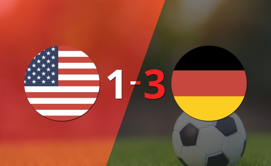 Alemania derrotó 3-1 a Estados Unidos en un amistoso
