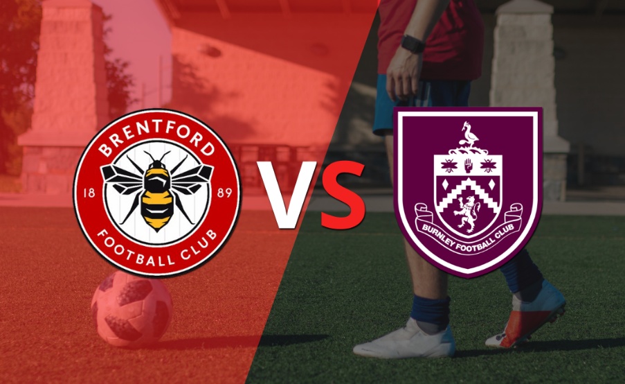 Victoria parcial deBrentford sobre Burnley en el estadio Gtech Community Stadium