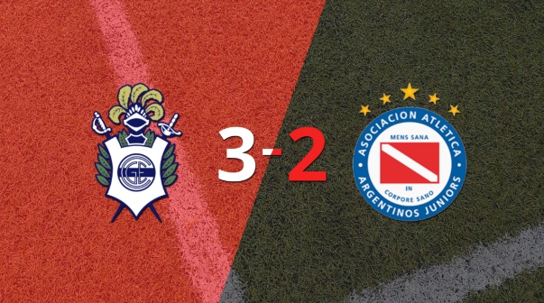 Doblete de Eric Ramírez en el triunfo 3-2 de Gimnasia frente a Argentinos Juniors