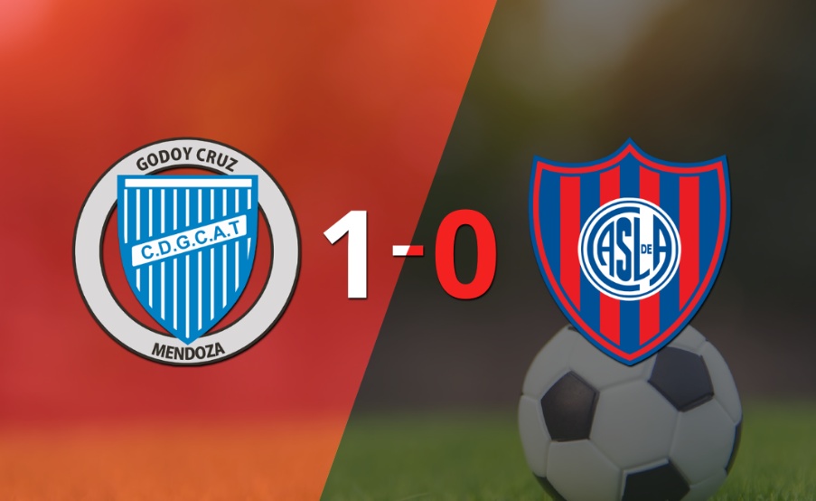 Godoy Cruz aprovechó su localía y venció a San Lorenzo
