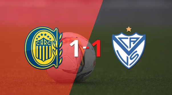 Empate a uno entre Rosario Central y Vélez