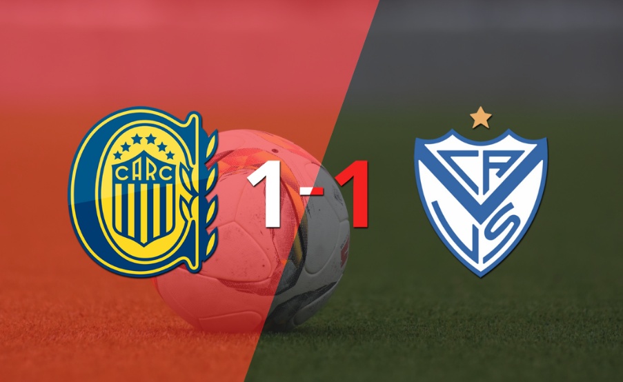 Empate a uno entre Rosario Central y Vélez