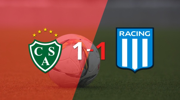 Empate a uno entre Sarmiento y Racing Club