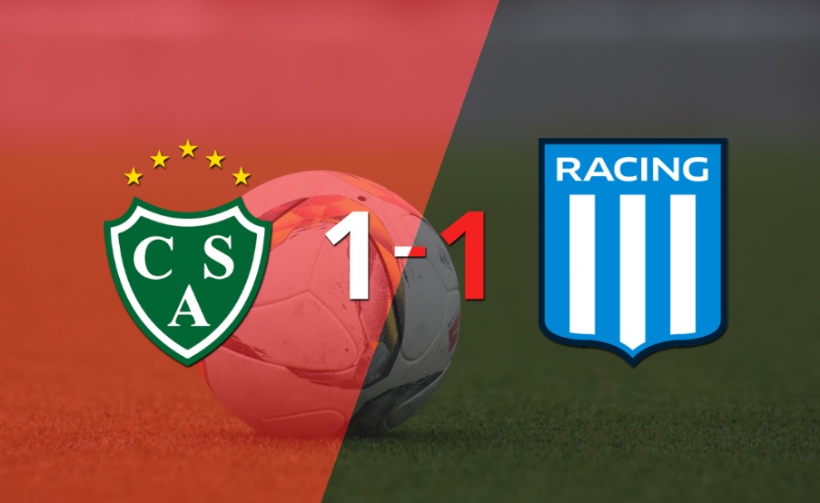 Empate a uno entre Sarmiento y Racing Club
