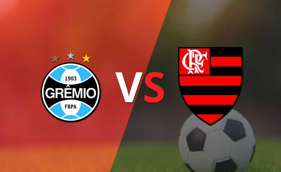 Arrancan las acciones del duelo entre Grêmio y Flamengo
