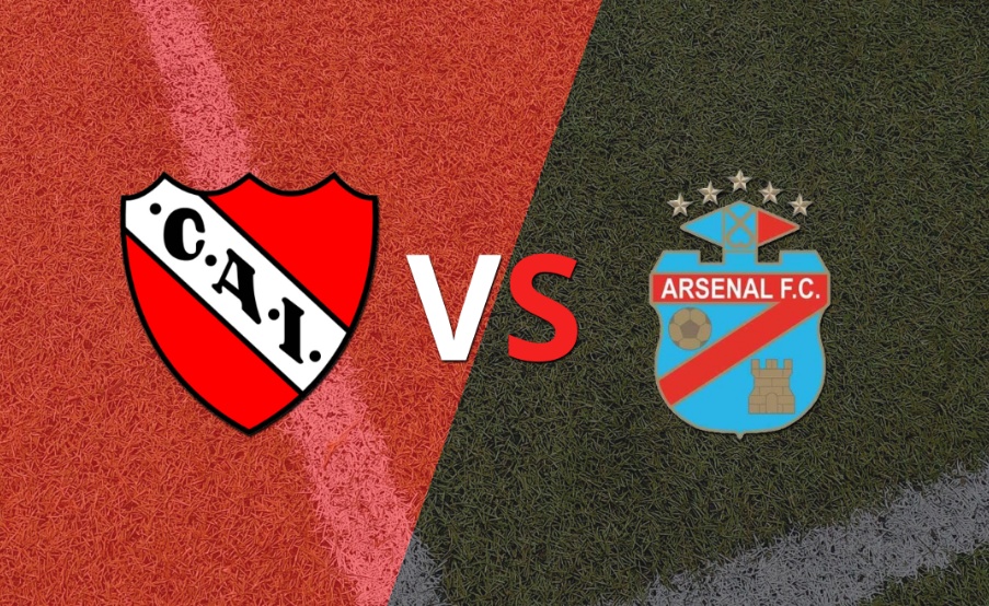 Independiente y Arsenal llegan al segundo tiempo sin goles