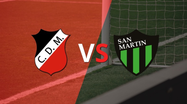 ¡Arranca la etapa complementaria! Deportivo Maipú lleva la ventaja con un marcador 1-0 sobre San Martín (SJ)