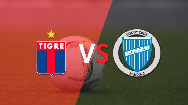 Tigre busca mantener la ventaja ante Godoy Cruz en la etapa complementaria