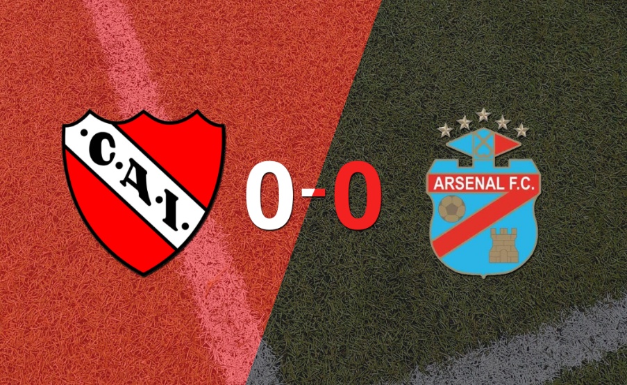 Cero a cero terminó el partido entre Independiente y Arsenal