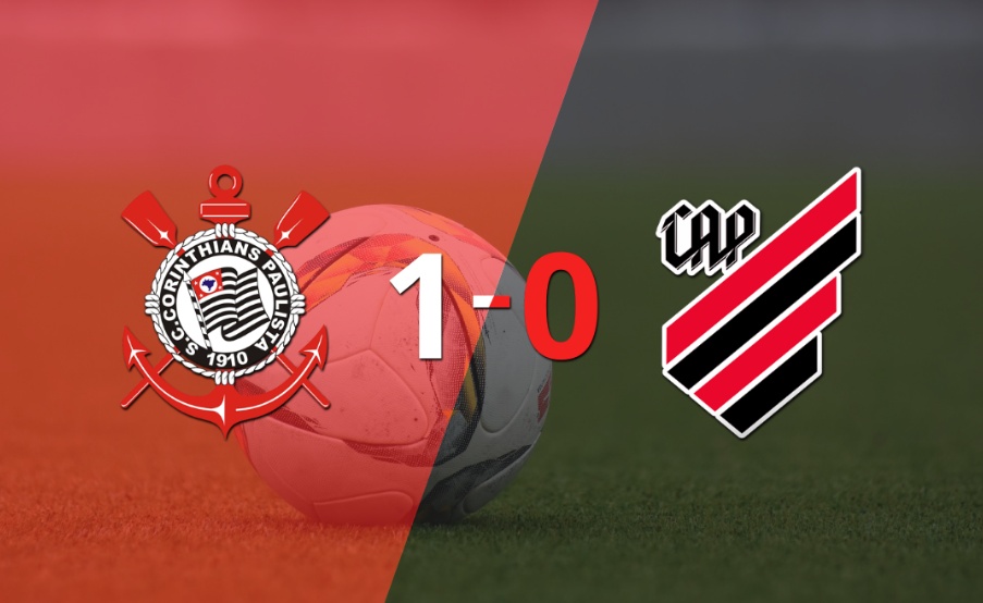 En su casa Corinthians derrotó a Athletico Paranaense 1 a 0