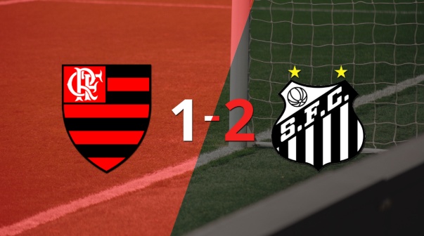 Santos superó 2-1 a Flamengo como visitante