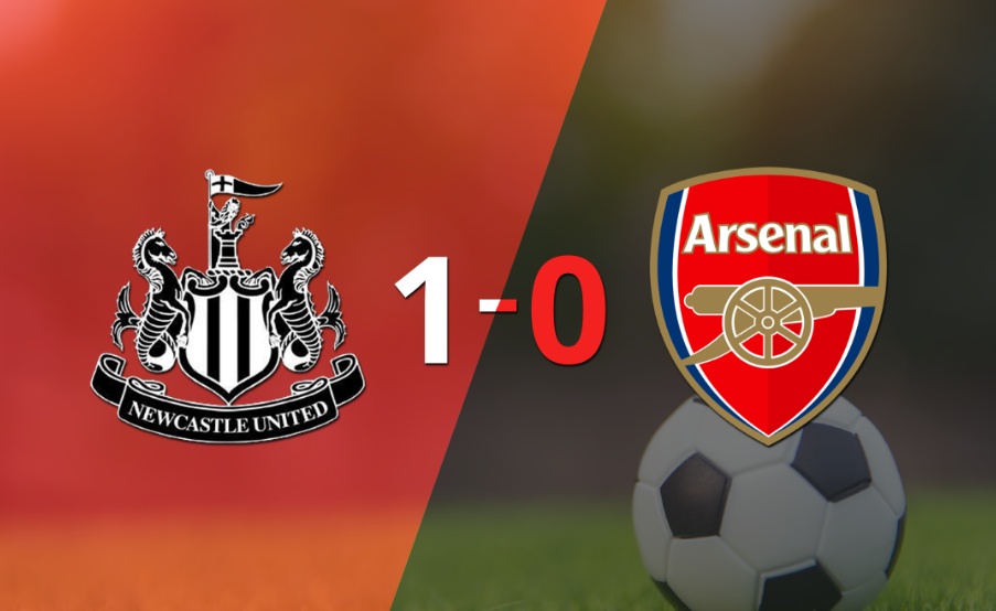 Con un solo tanto, Newcastle United derrotó a Arsenal en el estadio St. James Park