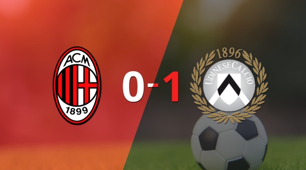 Con lo justo, Udinese derrotó a Milan en su casa