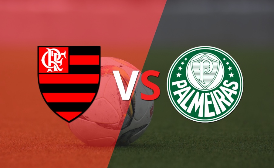 Flamengo busca mantener la ventaja ante Palmeiras en la etapa complementaria