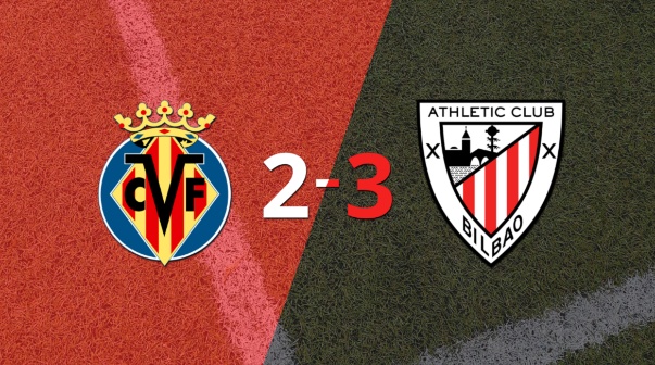 Villarreal fue superado 3-2 en casa por Athletic Bilbao