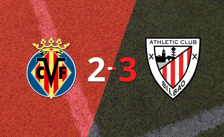 Villarreal fue superado 3-2 en casa por Athletic Bilbao