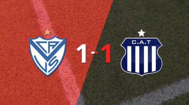 Reparto de puntos en el empate a uno entre Vélez y Talleres