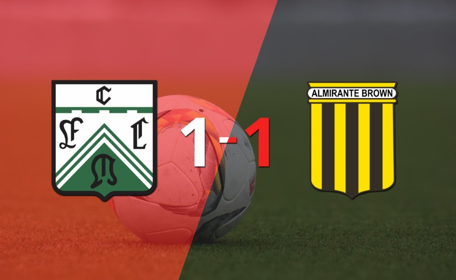 Ferro y Almirante Brown empatan 1 a 1 y la llave queda abierta