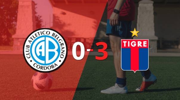 Tigre ganó y goleó en su visita a Belgrano