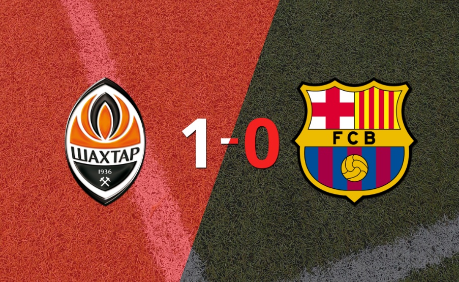 Apretada victoria de Shakhtar Donetsk frente a Barcelona