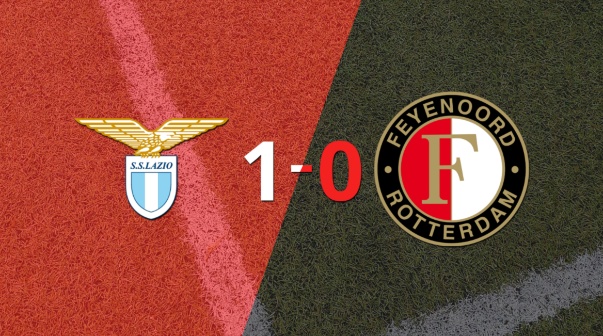 Con lo justo, Lazio venció a Feyenoord 1 a 0 en el estadio Stadio Olimpico