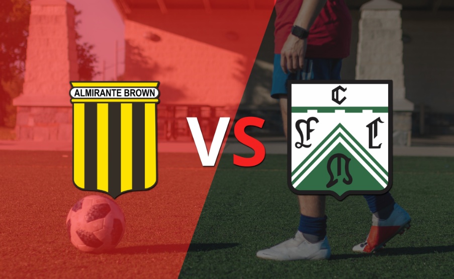 Almirante Brown y Ferro comienzan el segundo tiempo sin goles
