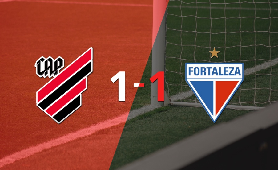 Athletico Paranaense y Fortaleza se reparten los puntos y empatan 1-1
