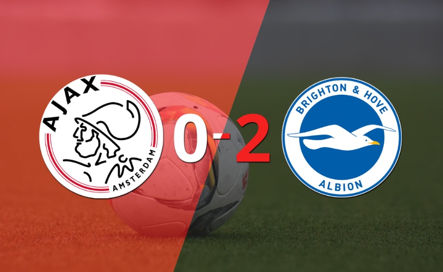 Con dos tantos, Brighton and Hove derrotó a Ajax en su casa