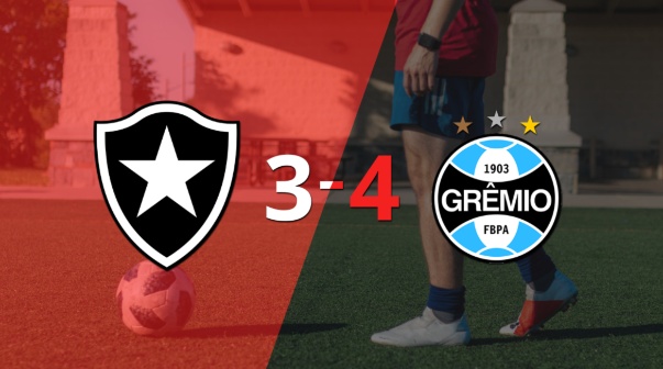 Victoria de Grêmio sobre Botafogo con hat-trick de Luis Suárez